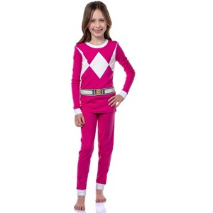 Power Rangers Boys' Red Ranger Classic Character Costume Sleep Pajama Set Red - 1 of 4