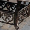 Resenkos 7-Piece Patio Dining Set, Six Armchairs And A Matching Table, Cast Aluminum, Bronze - 2 of 4