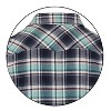 Gioberti Men's Western Brushed Flannel Plaid Checkered Shirt w/ Snap-on Button - 4 of 4