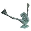 Design Toscano Crazy Legs, Leap Frog Bronze Garden Statue: Large - 3 of 4