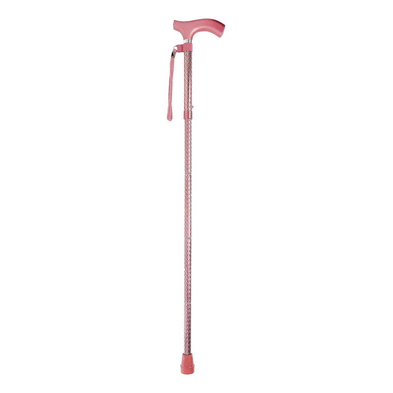 Switch Sticks Rose Gold Aluminum Folding Cane 32 to 37 Inch Height, 2 of 5