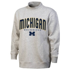 NCAA Michigan Wolverines Women's Mock Neck Sweatshirt - 1 of 3