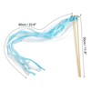 Unique Bargains Party Favor Wooden Handle Lace Ribbon Stick Fairy Wands 50 Pcs - 2 of 4