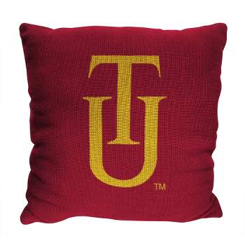 14"x14" NCAA Tuskegee Golden Tigers Homage Double Sided Jacquard Decorative Pillow - 2pk