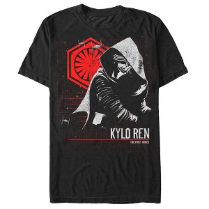 Men's Star Wars The Force Awakens Kylo Ren First Order TIE Fighters T-Shirt - 1 of 4