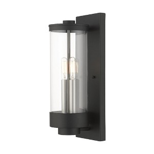 Livex Lighting Hillcrest 2 - Light Wall Light in  Textured Black - 1 of 3