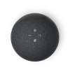 Echo (4th Gen) with Premium Sound, Smart Home Hub, and Alexa -  Charcoal B07XKF5RM3 - The Home Depot