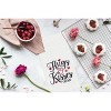 C&F Home Valentine's Day "Hugs & Kisses" XOXO Embroidered Waffle Weave Kitchen Dishtowel - 4 of 4