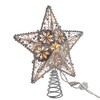 Kurt Adler 10-Inch 20-Light Silver Star Tree Topper - 2 of 4
