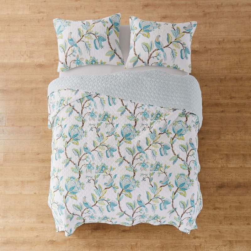 Cressida Floral Quilt and Pillow Sham Set - Levtex Home, 3 of 6