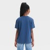 Girls' Tupac Oversized Graphic T-Shirt - Blue - 3 of 4