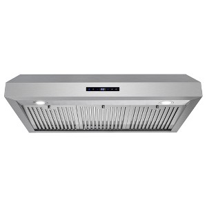 Cosmo COS-UMC36 36 in. Haven Collection 380 CFM Ducted Under Cabinet Range Hood, LED Lights, Touch Controls, Stainless Steel - 1 of 4