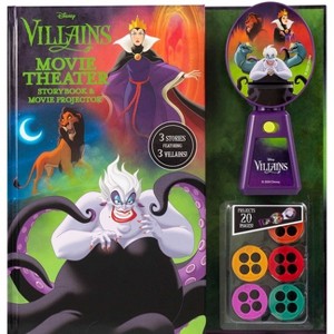 Disney Villains: Movie Theater Storybook & Movie Projector - by  Dienesa Le (Hardcover) - 1 of 4