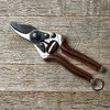 FELCO 6 Elite, Ergonomic Leather Wrapped Forged Aluminum Hand Pruner, Medium Right Hand, Swiss Made - 3 of 4