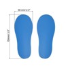 Unique Bargains Home Classroom Floors Stairs Decal PVC Footprint Sticker 8 Pairs - 2 of 4