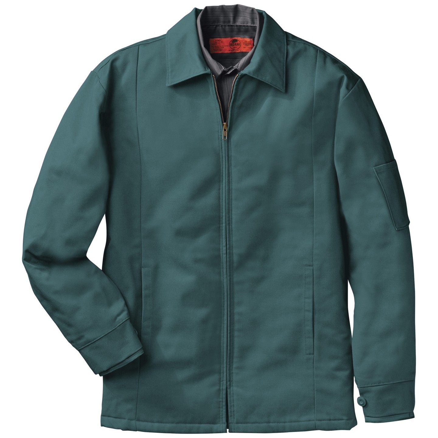 Мужская куртка Red Kap Perma-Lined Panel Jacket, Black - Xx Large, цвет: Красный — фото 2