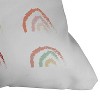 16"x16" Lyman Creative Co. Pastel Rainbows Square Throw Pillow White - Deny Designs - 3 of 4