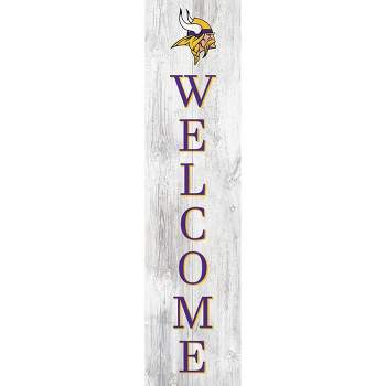 NFL Minnesota Vikings 48" Welcome Leaner