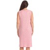 Dreamcrest Womens Sleeveless Nightgown with Lace Trim – Comfortable Sleepwear Pajamas – Solids & Prints - 3 of 3