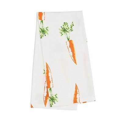 C&F Home Carrots Cotton Easter Kitchen Towel