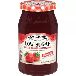 Smucker's Low Sugar Strawberry Preserves - 15.5oz