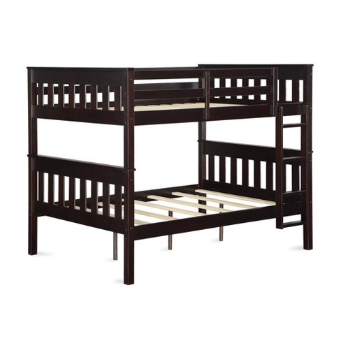 Full Over Full Dolan Bunk Bed With Usb Port Espresso Dorel Living Target