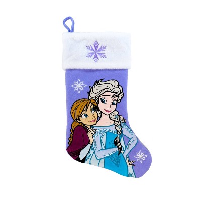 Disney Frozen Elsa & Anna Christmas Stocking Purple