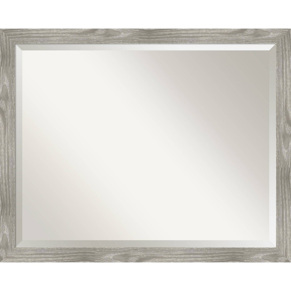 Photos - Wall Mirror 30" x 24" Dove Square Framed  Graywash - Amanti Art