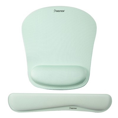 Insten Mouse Pad with Wrist Support and Keyboard Wrist Rest, Ergonomic, Easy Typing, Memory Foam For Gaming Office, Trapezoid S