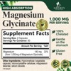 Magnesium Glycinate Supplement 1000mg - Heart, Nerves, Bone and Muscles Support - 120 Capsules By Nature's Nutrition - 2 of 4