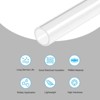 Unique Bargains Lamp Lantern Water Cooling System Acrylic Round Pipe Clear 18" - 3 of 4