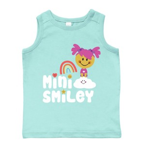 The Juniper Shop Mini Smiley Rainbow Cloud Aria Toddler Tank - 1 of 4