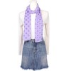 INSPIRE CHIC Women 1950s Retro Polka Dots Chiffon Lightweight Soft Sheer Long Scarves 1Pc - 2 of 4