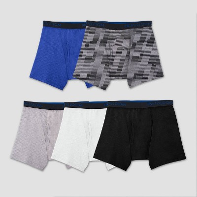 fruit of the loom breathable boy shorts