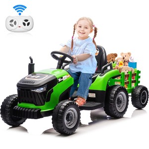 JOYRACER 2WD 24V 2-Seater Electric Ride-On UTV for Kids, 2×75W Motors, Remote Control, LED Lights, Spring Suspension, 3 Speeds & Bluetooth Music - 1 of 4