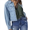 Women's Balloon Sleeve Denim Jacket - RISEN - 2 of 4