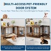 Dog cage, wooden indoor dog kennel, stylish small dog cage side table, decorative pet house, practical and chic dog kennel furniture - 4 of 4