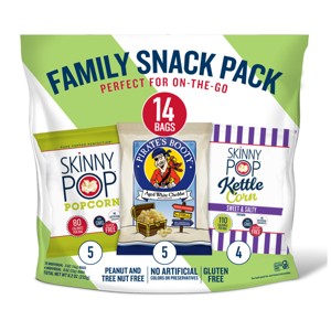 SkinnyPop Popcorn Snackpack - 14oz/14ct - 1 of 4