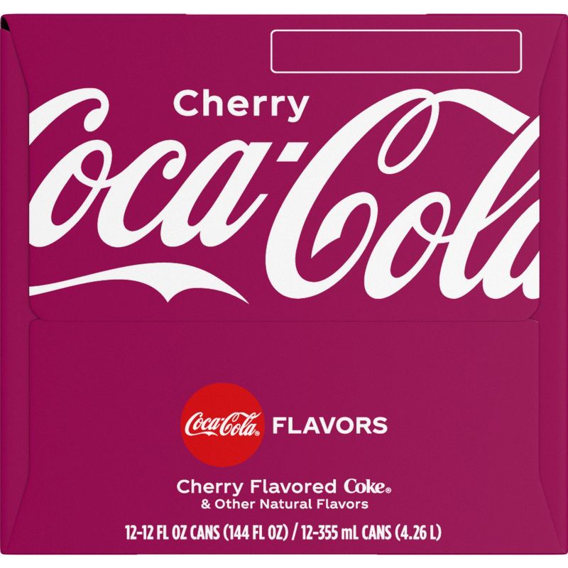 Coca-Cola Cherry - 12pk/12 fl oz Cans, 4 of 12