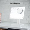 Brookstone Light-up Vanity Makeup Mirror 10x Magnification with Bluetooth Speakers and Qi Wireless Charging Stand - 4 of 4