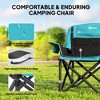 Camping Chair for Adults, Portable Folding Camping Chair with Side Pockets, Cup Holders, Carry Bag - 4 of 4