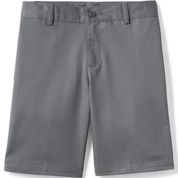 Lands' End School Uniform Kids Plain Front Blend Chino Shorts
