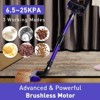 WHALL Cordless Vaccum Cleaner, 25Kpa Super Suction 280W High-Speed Brushless Motor Cordless Stick Vacuum, Detachable Battery up to 55min Runtime - 2 of 4