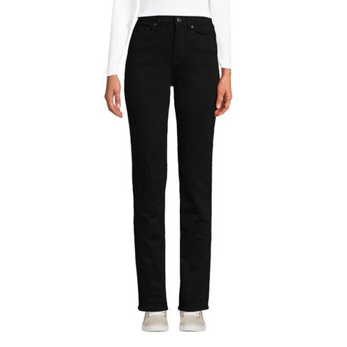 Lands' End Women's High Rise Bi Stretch Pintuck Pencil Ankle Pants