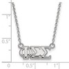 Black Bow Jewelry Sterling Silver Phi Sigma Sigma Greek Life Necklace 18 Inch - 2 of 4