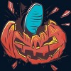 Men's Design By Humans Halloween smashed pumpkin By BlackBerry55 T-Shirt - 2 of 2