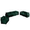 3-Piece Corduroy Deep Seat Sofa Set with Oversized Comfort and Flexible Sofa Combinations - 4 of 4
