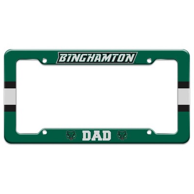 Binghamton University Dad License Plate Tag Frame