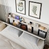 Bed Frame with Headboard Shelf & Charging Station & 4 Storage Drawers, Upholstered Platform Bed - 3 of 4
