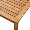 CAVINAS Outdoor Patio Furniture Set with Coffee Table, Acacia Wood Patio Couch Set, Modern Lawn Furniture for Garden - 4 of 4